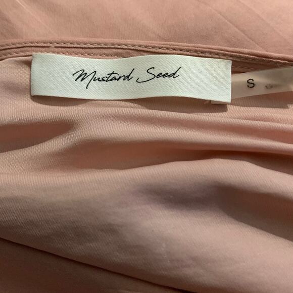 Mustard Seed Boho Peasant mini dress size small - Picture 6 of 6